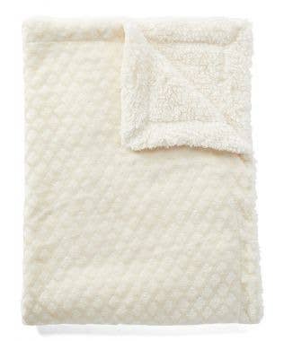 Diamond Sherpa Baby Blanket