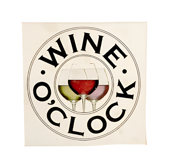 "Wine O'Clock" Coaster
