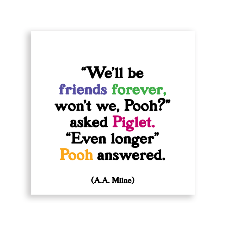 Magnets - We'll Be Friends Forever Pooh