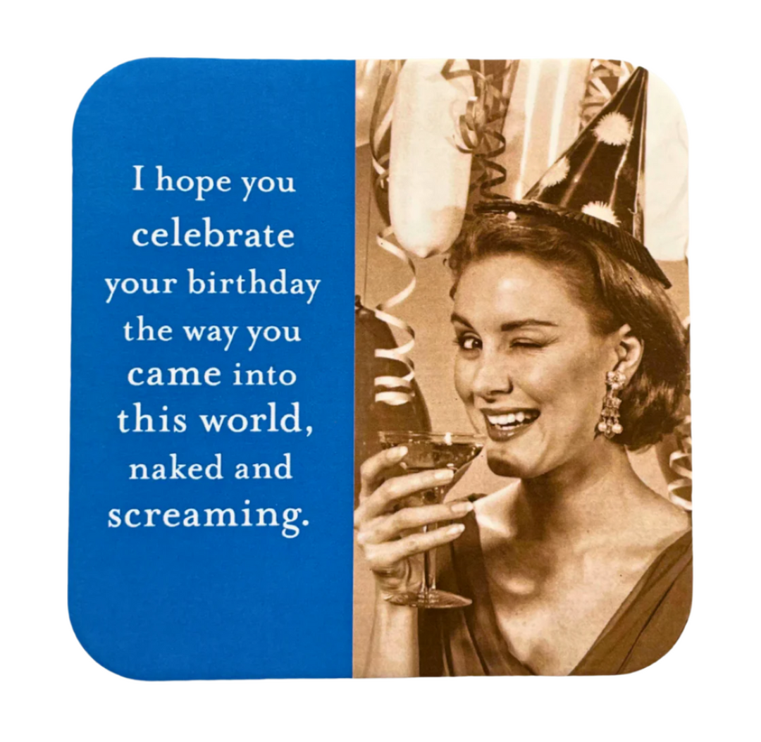 Happy Birthday Coaster