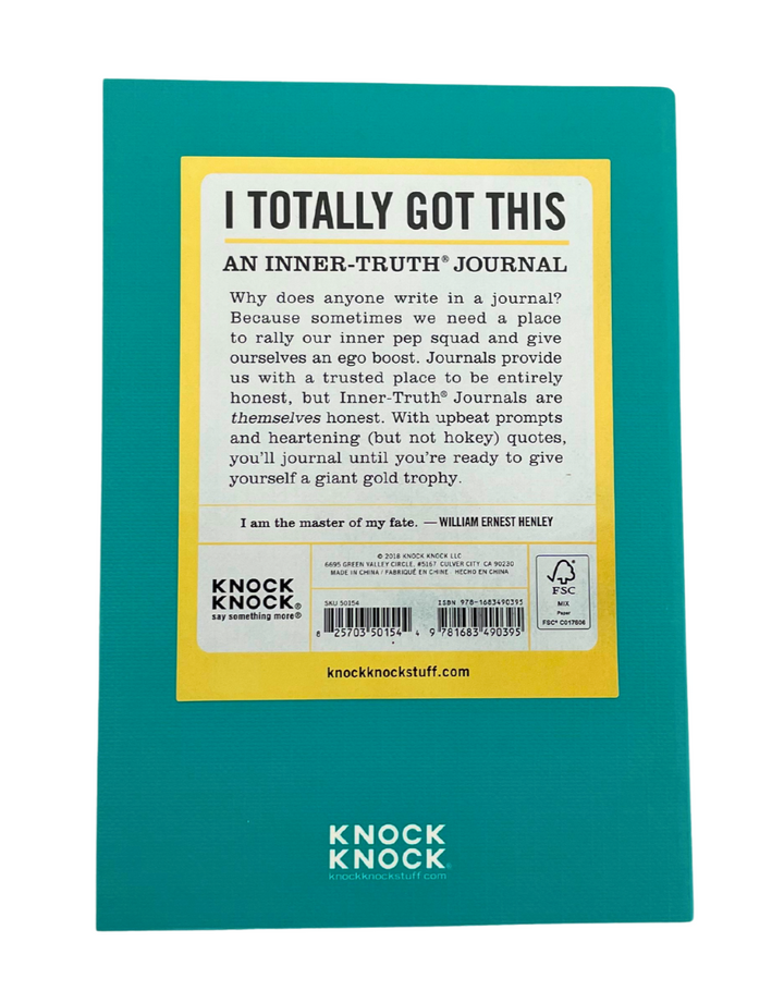 "I Totally Got This" Journal