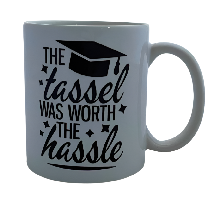 "The tassel was worth the hassle" Mug