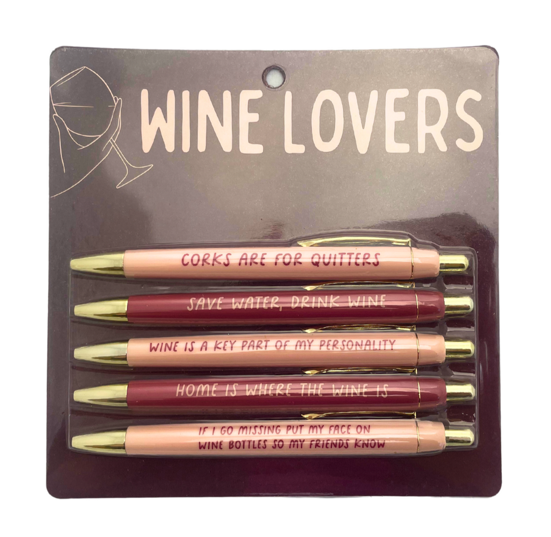 "Wine Lovers" Pen Set