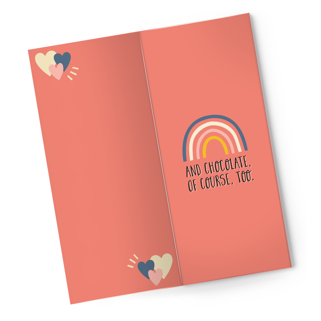 Sending Hugs (with chocolate) Card!