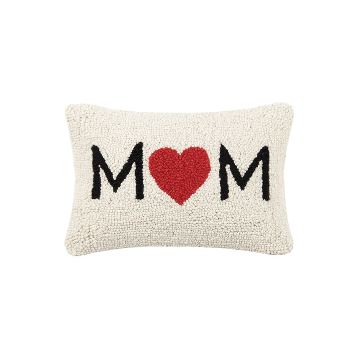 Mom Heart Hook Pillow