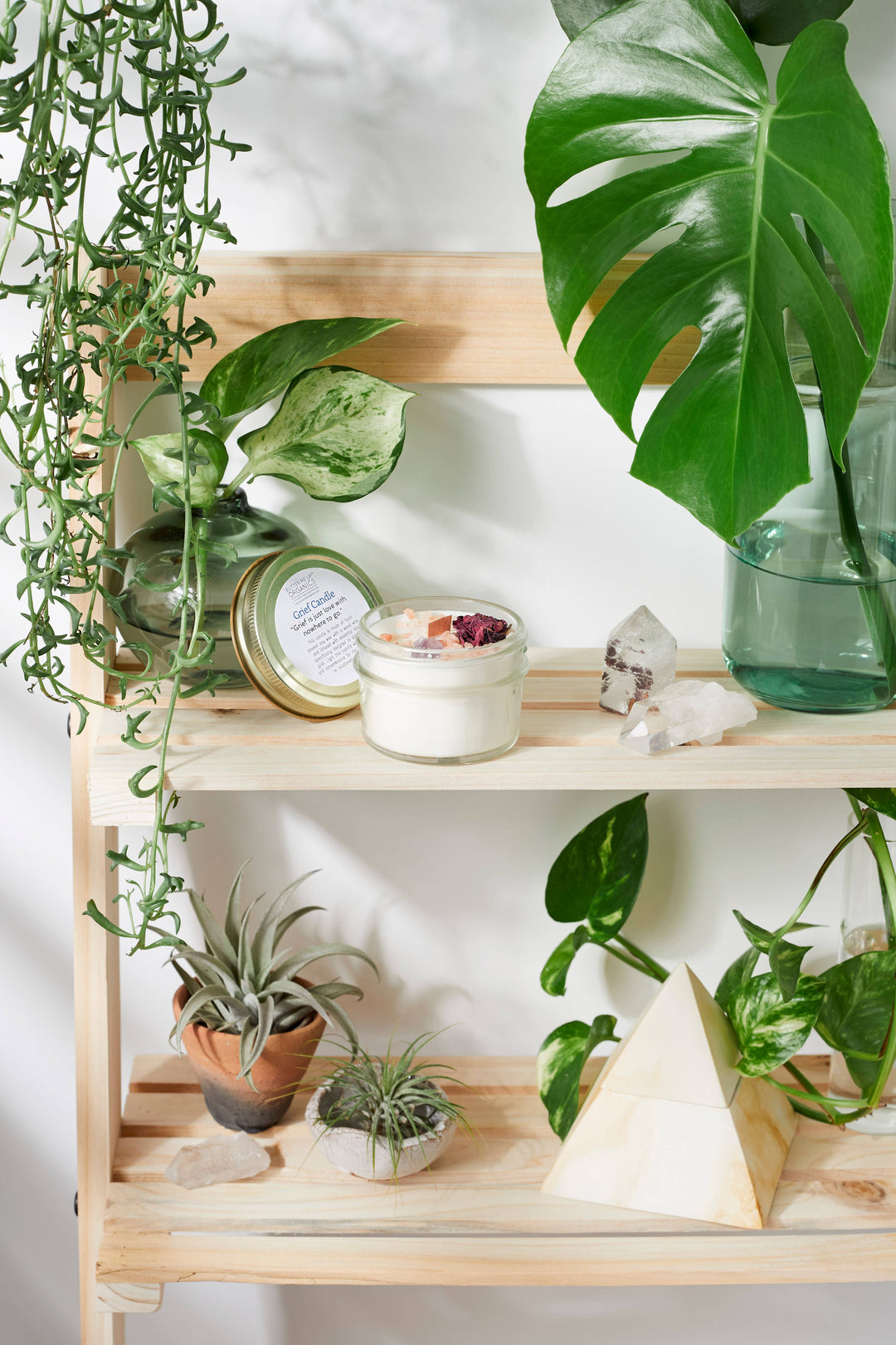 Grief Candle / Intention Candle / Essential Oil Candle