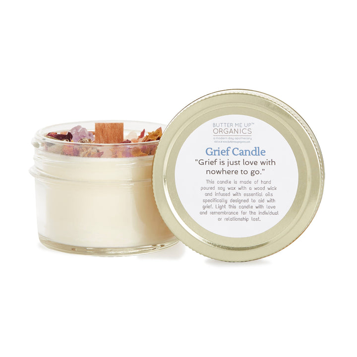 Grief Candle / Intention Candle / Essential Oil Candle