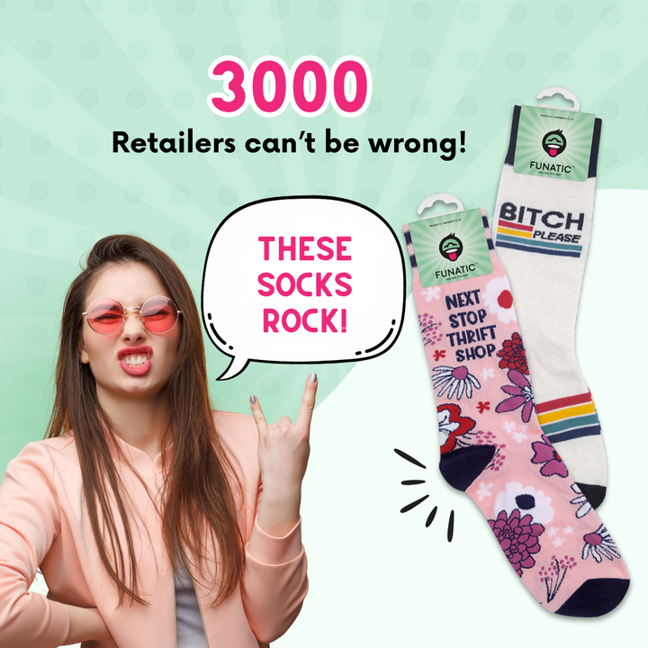 Hooray for Boobies | Funny Socks | Bachelorette Gift