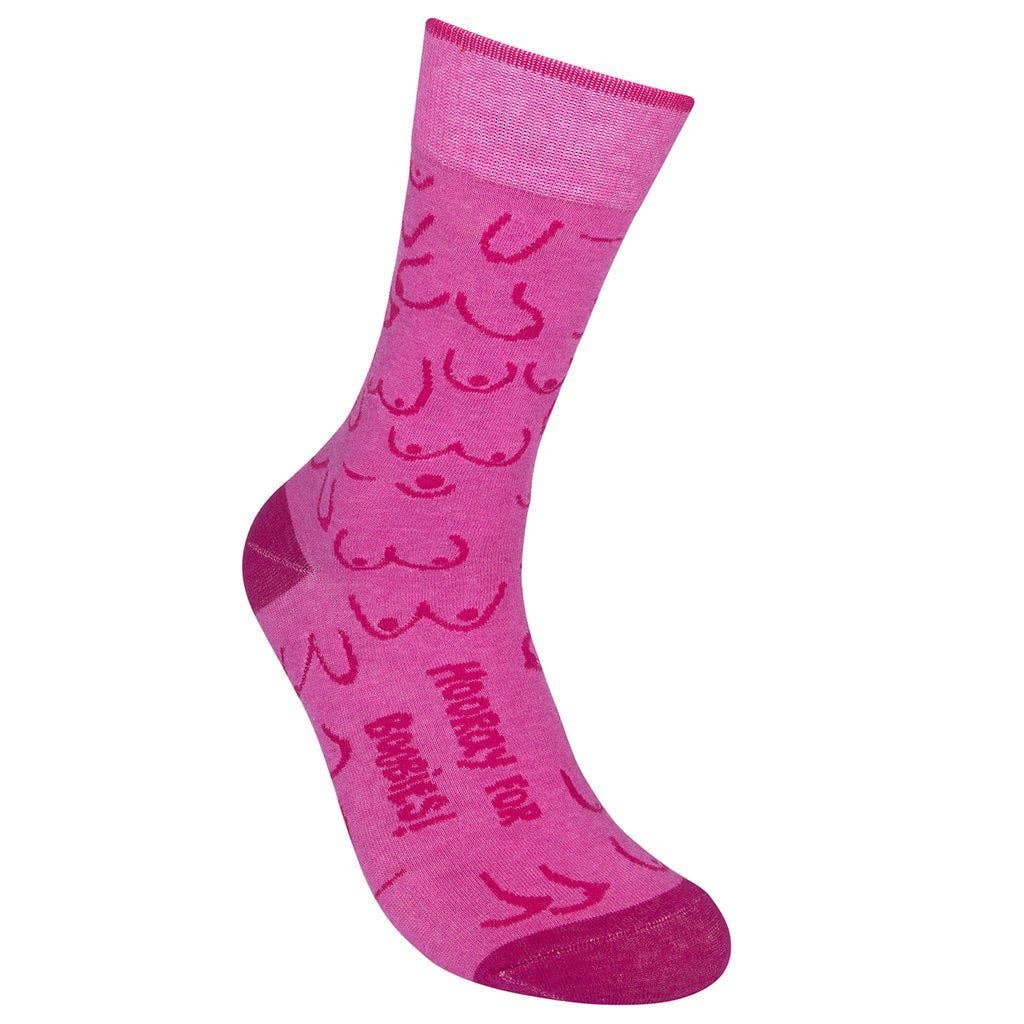 Hooray for Boobies | Funny Socks | Bachelorette Gift