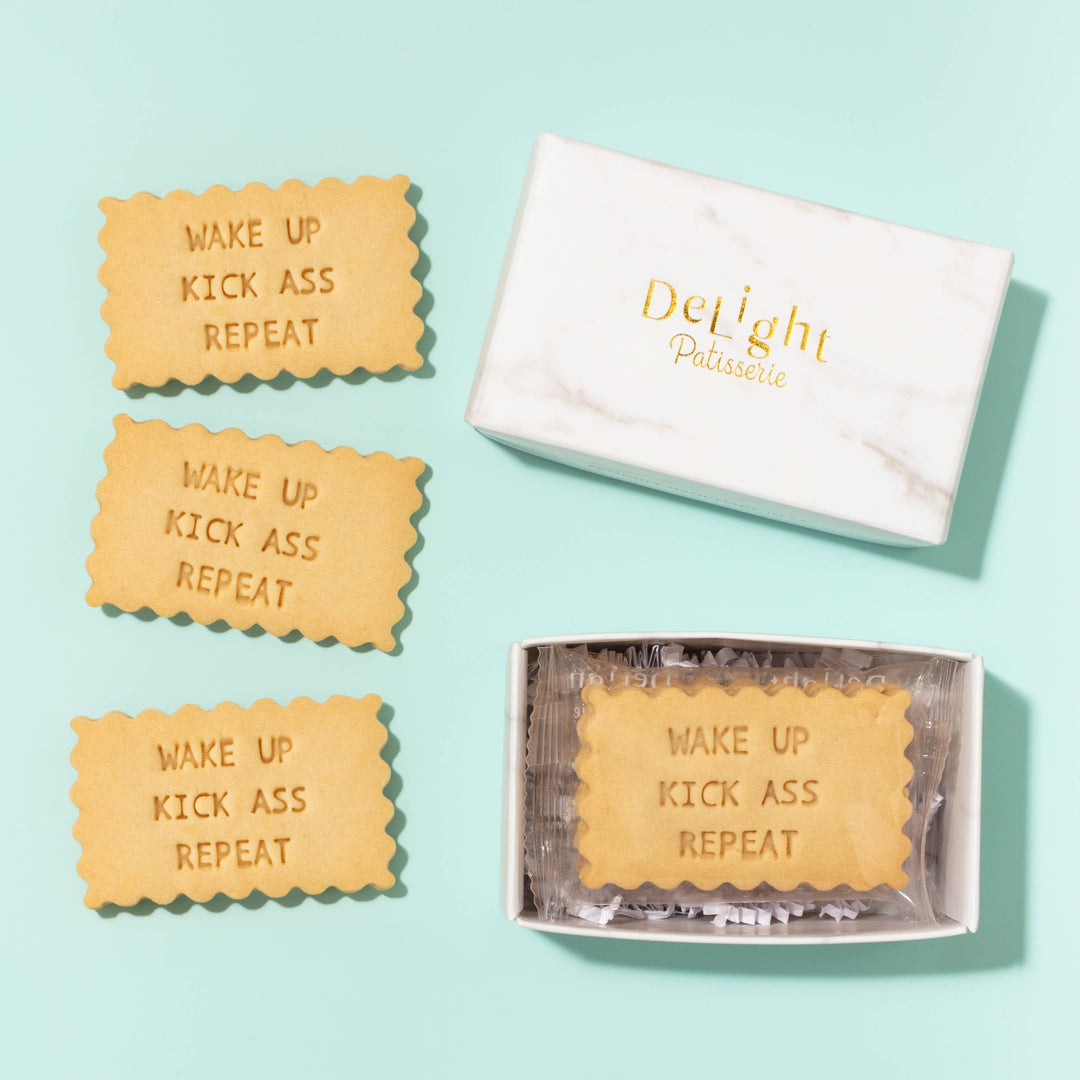 Custom Message Cookie Box (4 cookies)