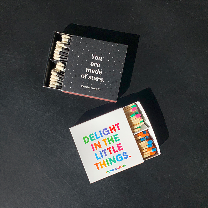 Matchbox "You Light Up My Life", 80 Wood Matches