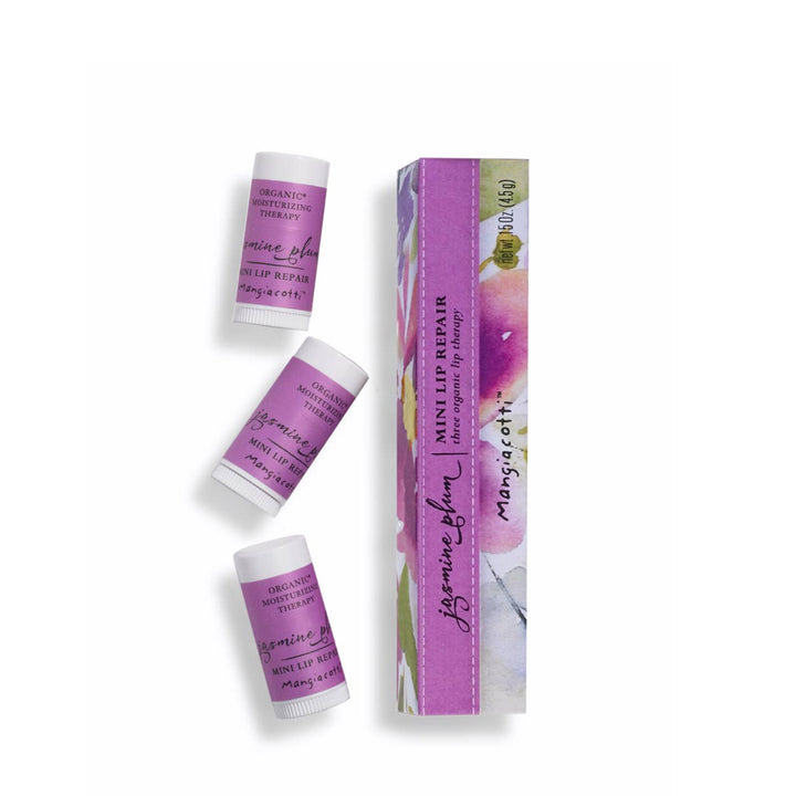 Jasmine Plum Mini Lip Repair by Mangiacotti, .15 oz each