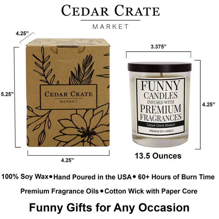 Congratulations! Soy White Candle