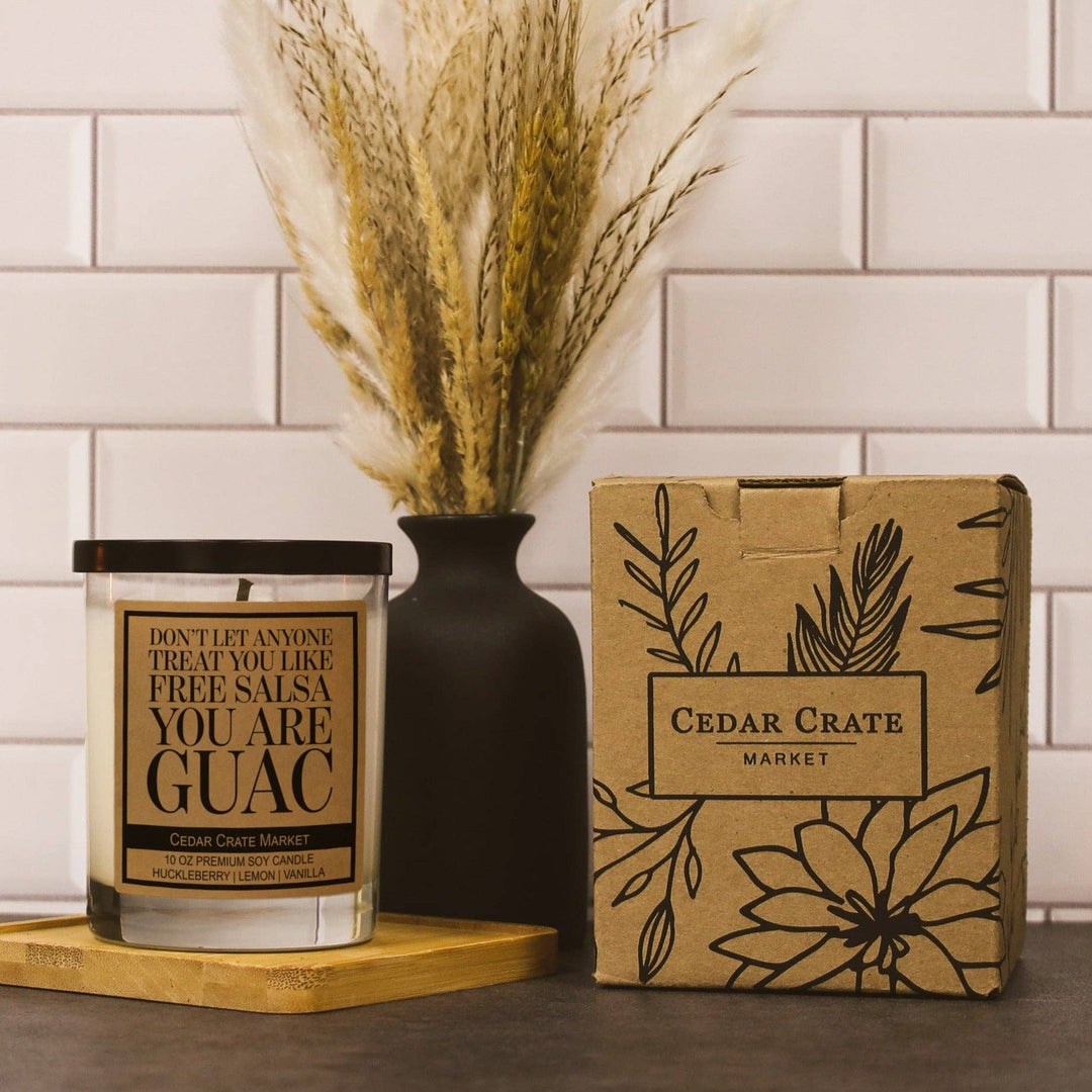 Don't Let Anyone Treat You Like Free Salsa - Friend Candle