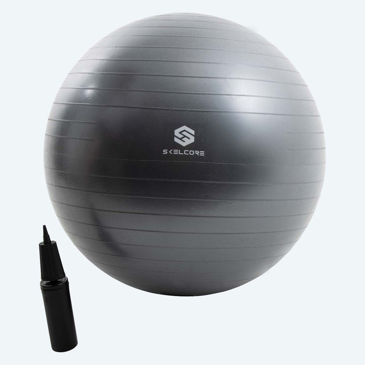 Skelcore 65cm Anti Burst Exercise Ball with Pump