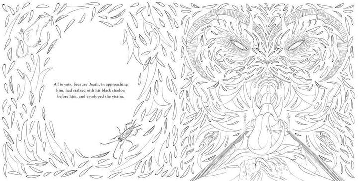 Edgar Allan Poe: An Adult Coloring Book