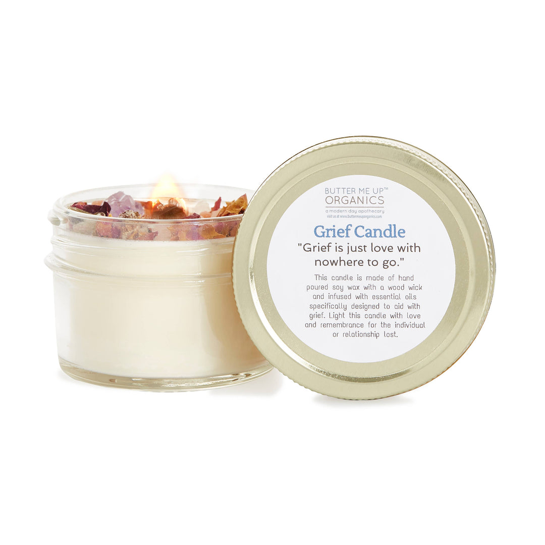 Grief Candle / Intention Candle / Essential Oil Candle