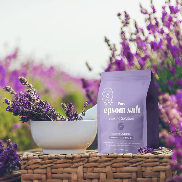 Lavender Pure Therapeutic Epsom Salt Soak
