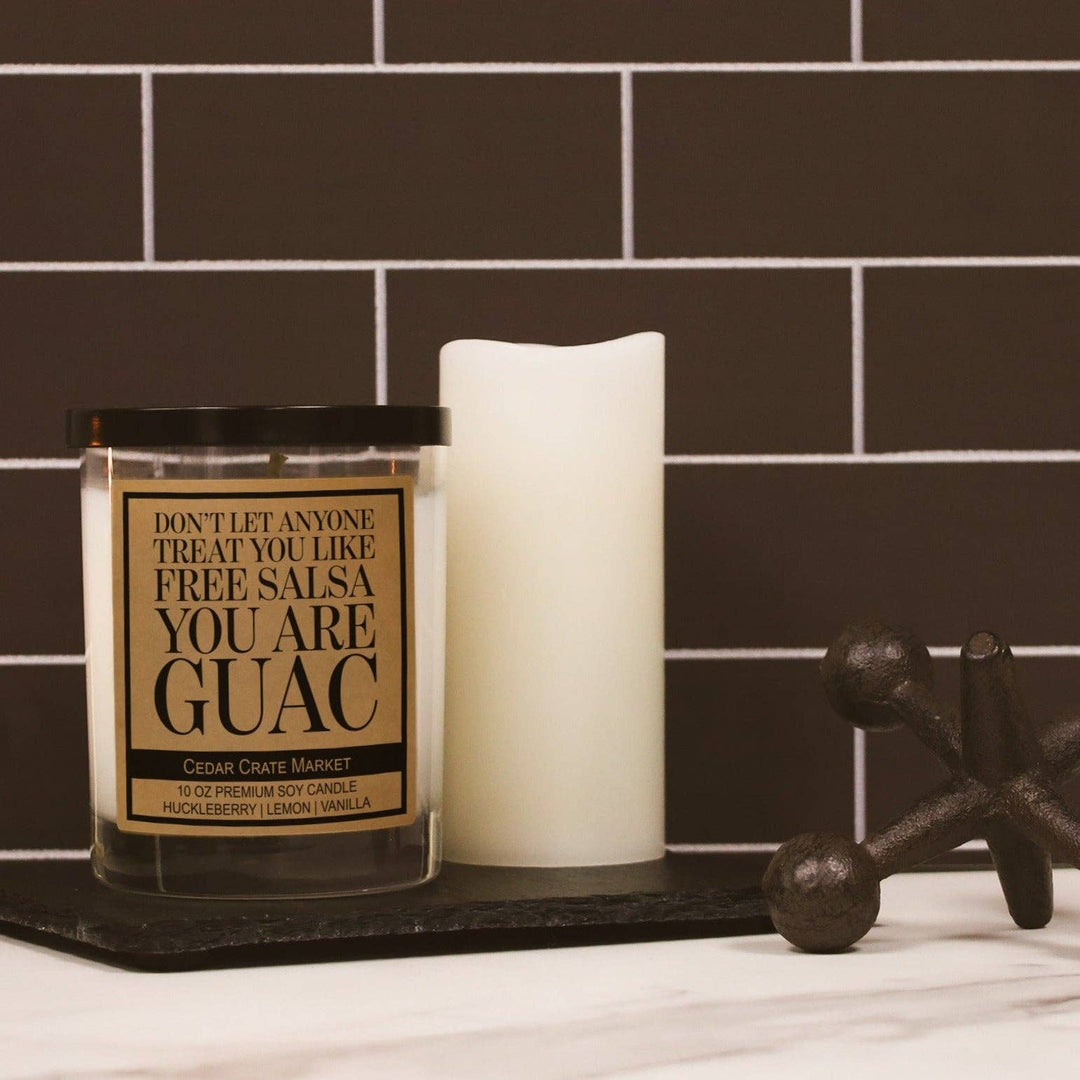 Don't Let Anyone Treat You Like Free Salsa - Friend Candle