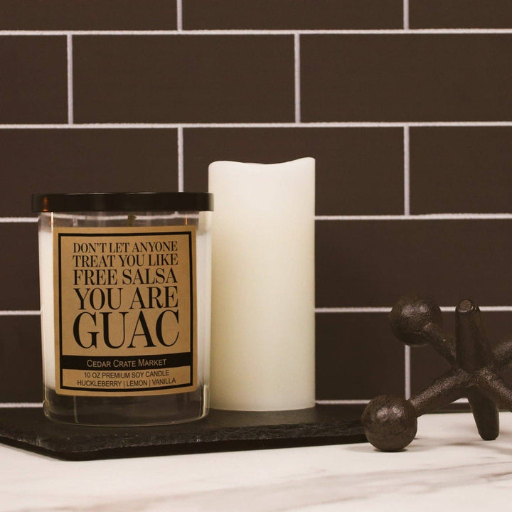 Don't Let Anyone Treat You Like Free Salsa - Friend Candle