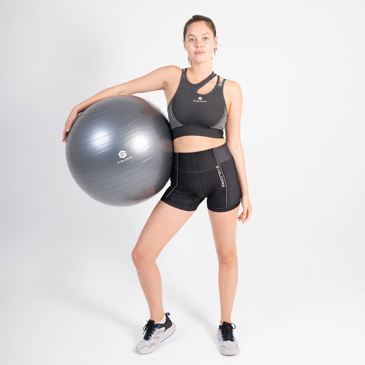 Skelcore 65cm Anti Burst Exercise Ball with Pump