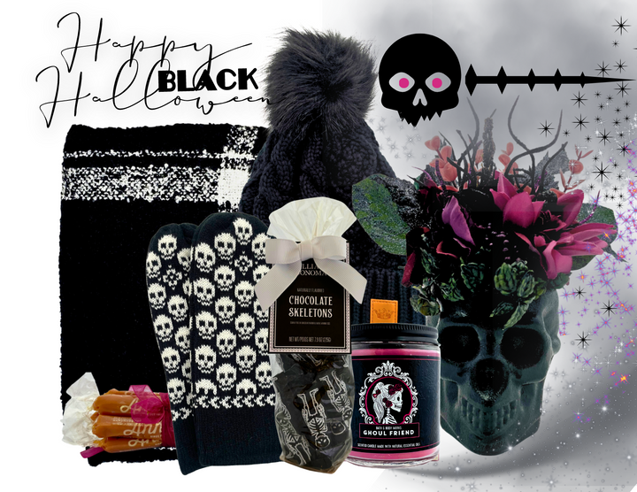 Black Halloween Gift Box