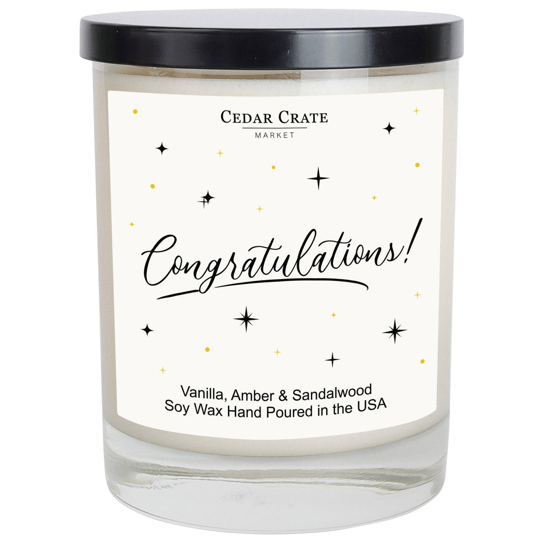 Congratulations! Soy White Candle