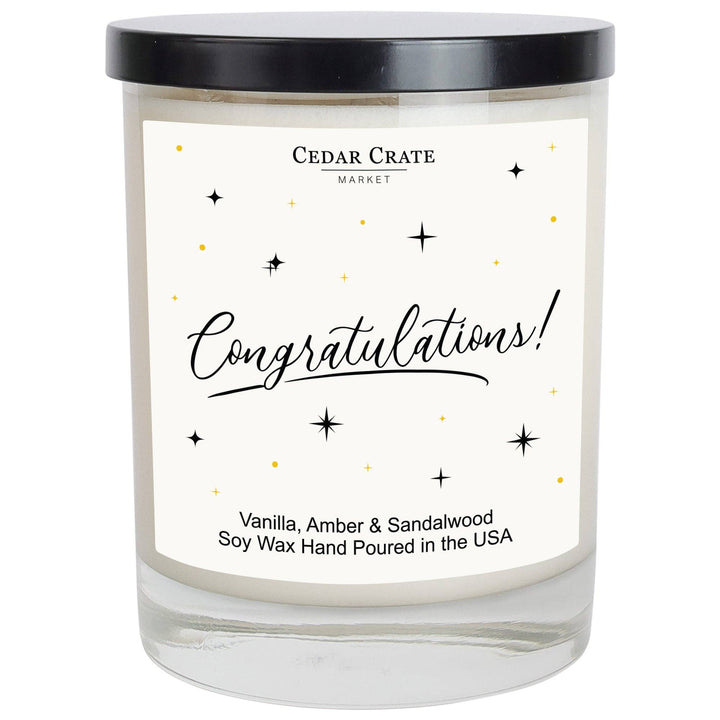 Congratulations! Soy White Candle
