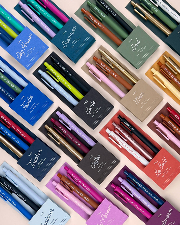 "The Goals" Gel Pen Set