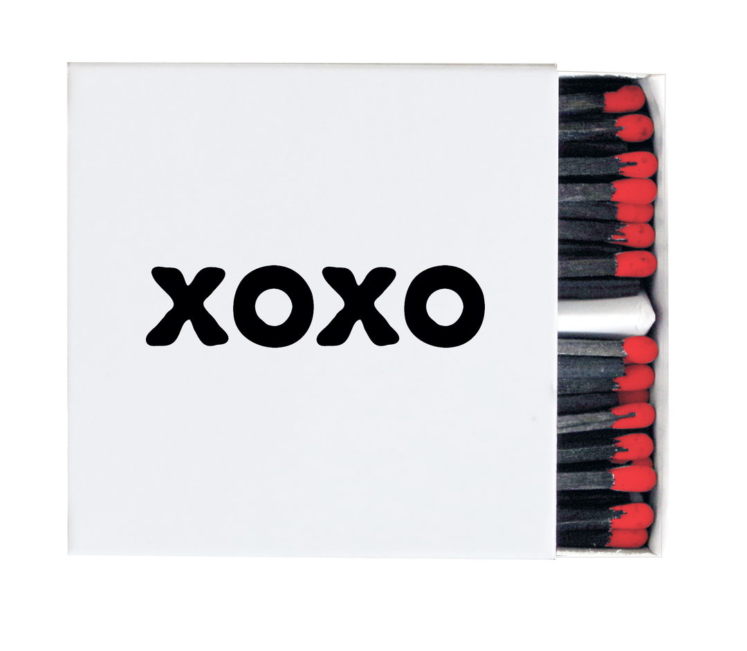 Matchbox "xoxo", Shrinkwrapped, 80 Wood Matches