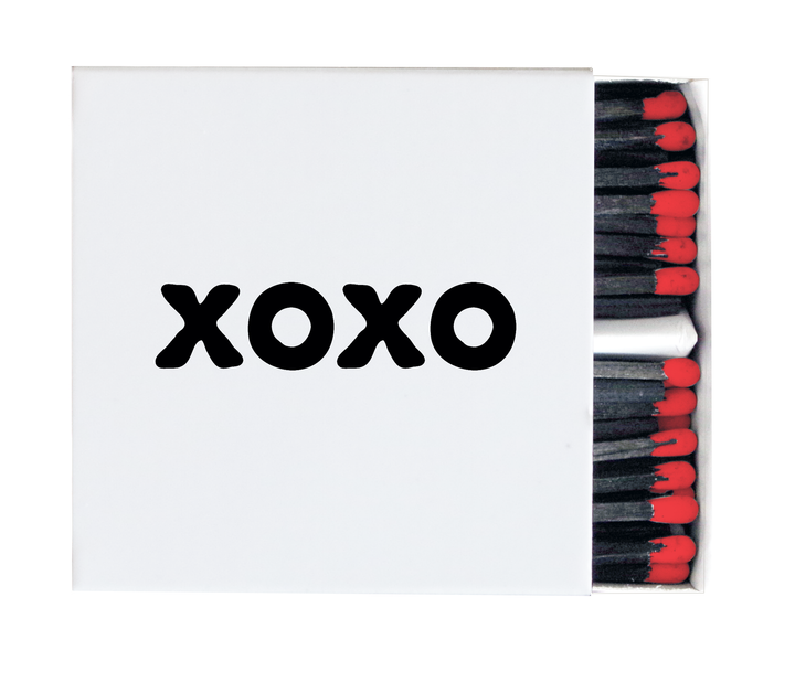 Matchbox "xoxo", Shrinkwrapped, 80 Wood Matches