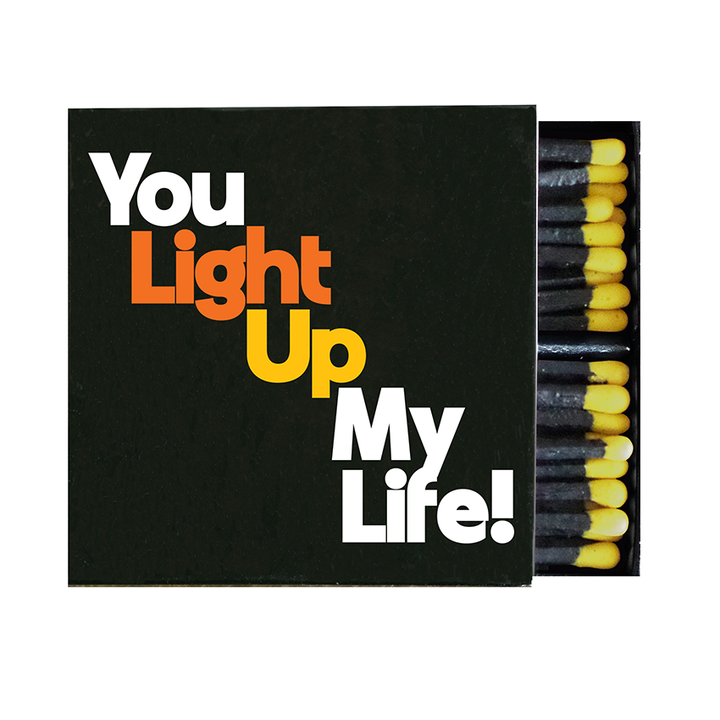 Matchbox "You Light Up My Life", 80 Wood Matches