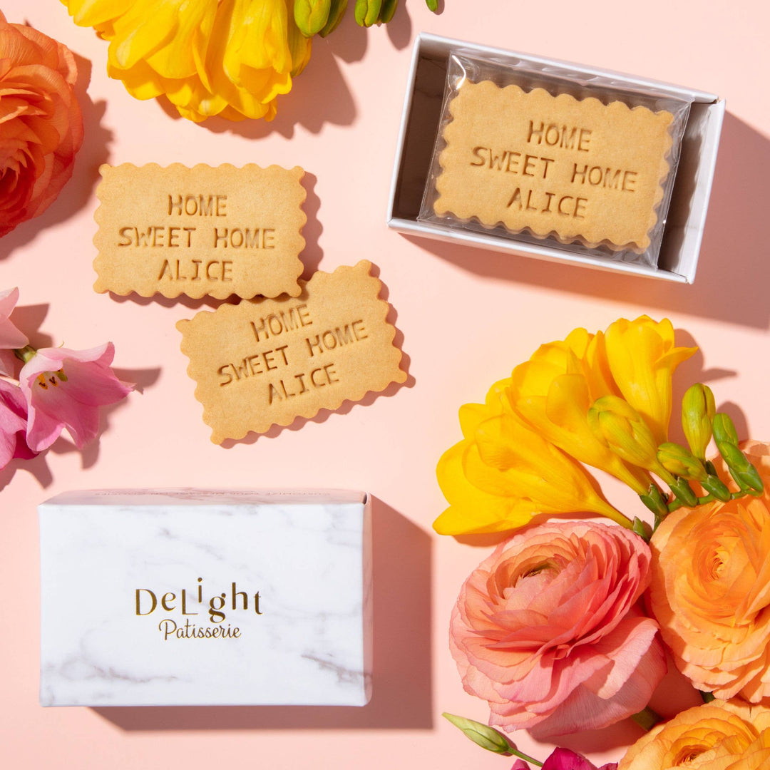 Custom Message Cookie Box (4 cookies)