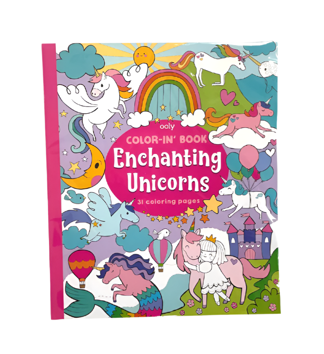 "Enchanting Unicorns" Coloring Book