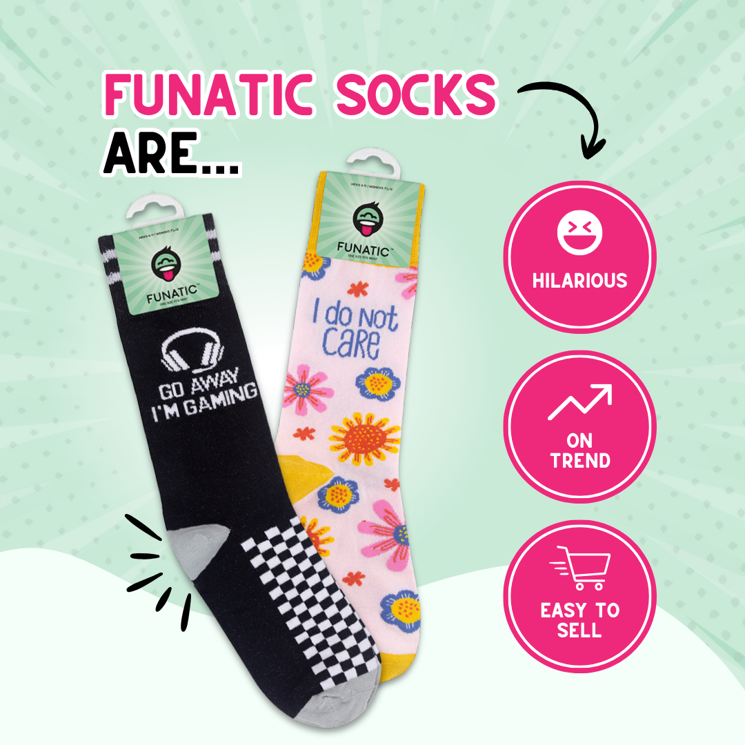 Get Lost | Funny Socks | Funny Gift | Dark Green Socks