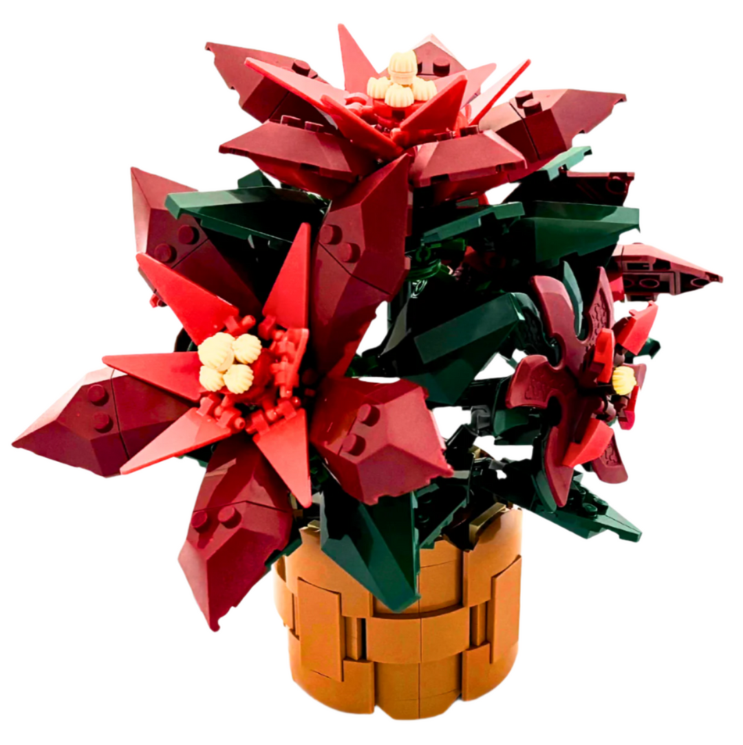 Christmas Poinsettia Gift Box